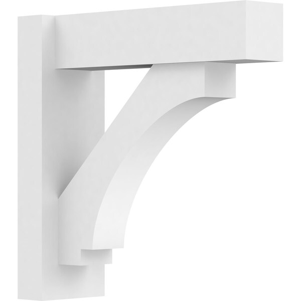 Ekena Millwork Imperial Architectural Grade PVC Outlooker with Block Ends, 5"W X 16"D X 16"H OUTP05X16X16IMP05 - main
